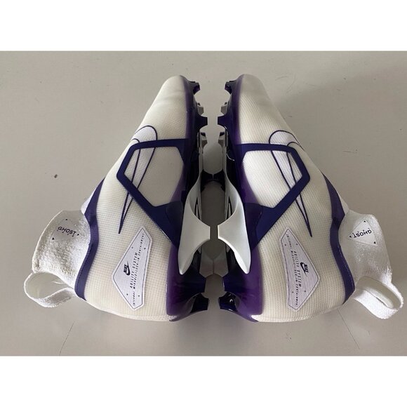 Nike Football Cleats Alpha Menace Elite 3 White Orchid DM1792-101 Men’s Sz 12.5 - Picture 10 of 12